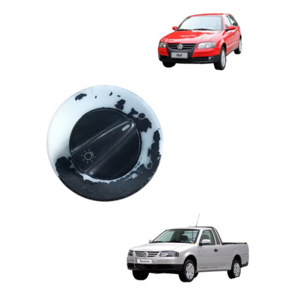 Botão Chave Luz Farol  Gol Parati Saveiro G3 G4