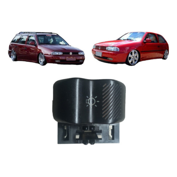Botão Interruptor Chave Luz S/reostato Volkswagen Gol G2