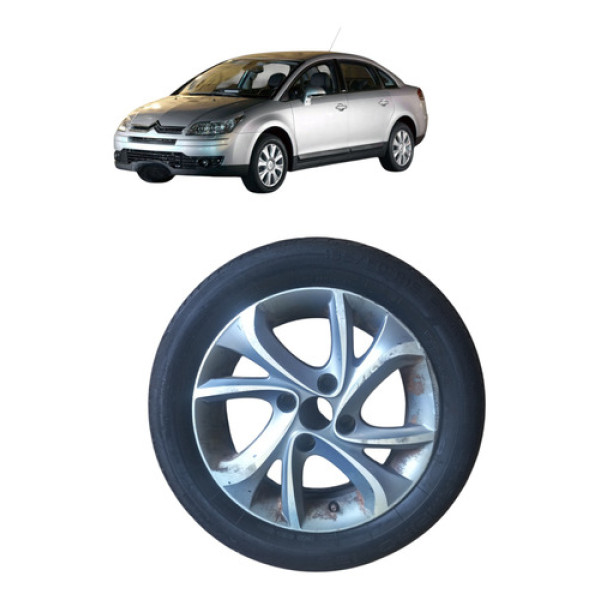 Roda Step 15 Com Pneu 185 60 R15 Citroen C4 Pallas 2007 2013