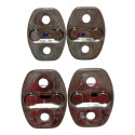 Kit 4 Batente Fechadura Porta Onix 2013 2019