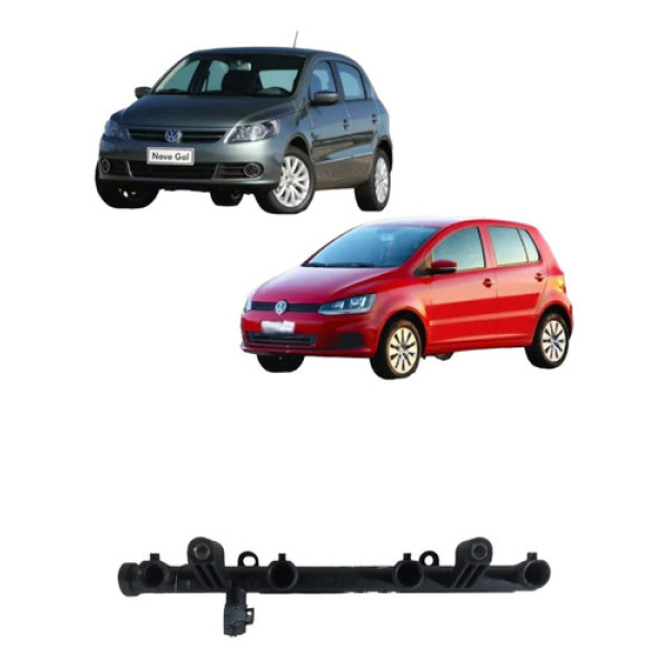 Flauta Bico Injetor Volkswagen Voyage Gol Fox G5 G4 1.0 8v 