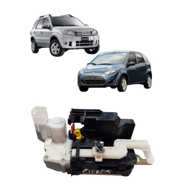 Fechadura Eletrica Porta Traseira Fiesta 2003 2012 Esquerda