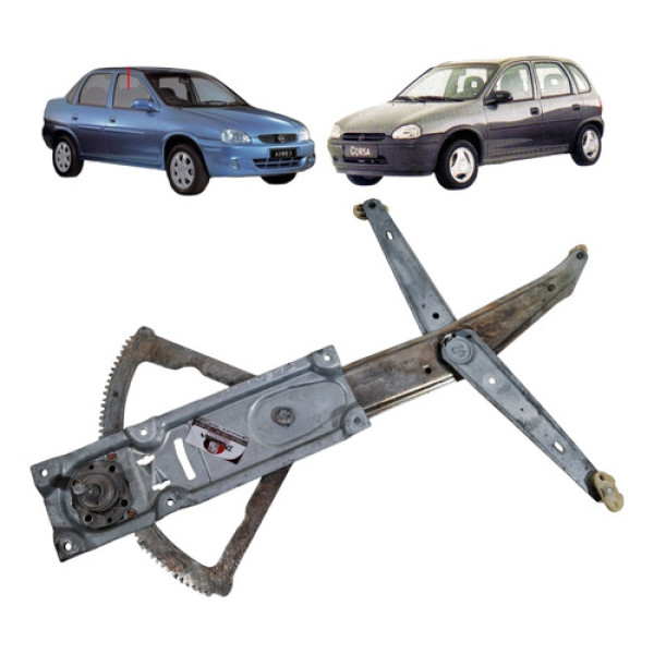 Maquina Vidro Manual Dianteiro Corsa 1996 2002 Direito