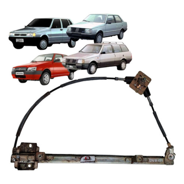 Maquina Vidro Manual Elba Premio Uno 1985 2013 Direito 2p