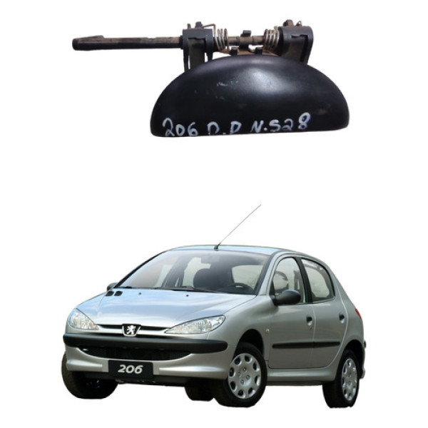 Maçaneta Externa Porta Dianteira Direita Peugeot 1999 A 2011