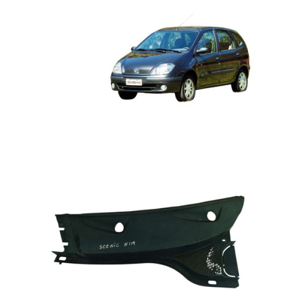 Grade Churrasqueira Renault Scenic 2003 2010 Esquerda
