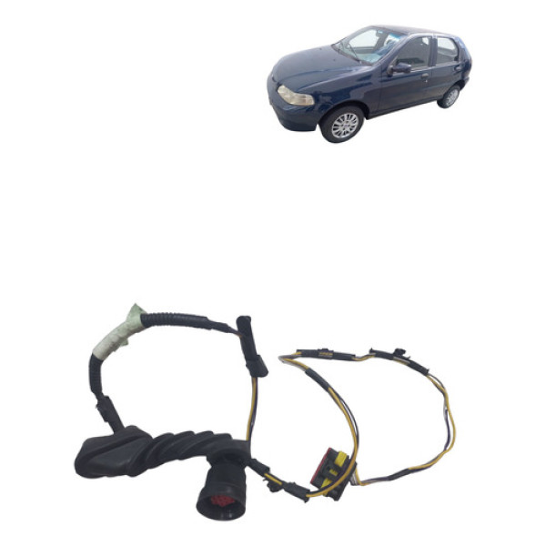 Chicote Porta Traseira Esquerda Palio 2003 Esquerdo