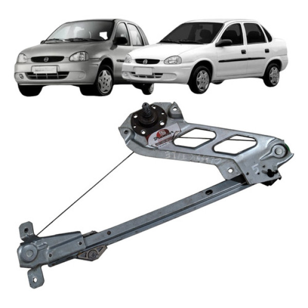 Maquina Vidro Manual Traseira Corsa 1994 2016 Esquerdo