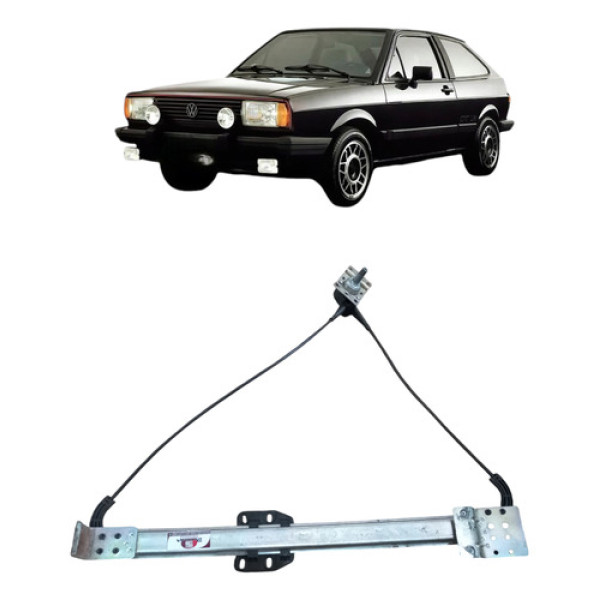 Máquina Vidro Manual Direito Gol Quadrado 1990 A 1995