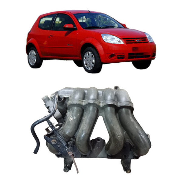 Coletor Admissão Ford Ka Zetek 1.0 2004 A 2013