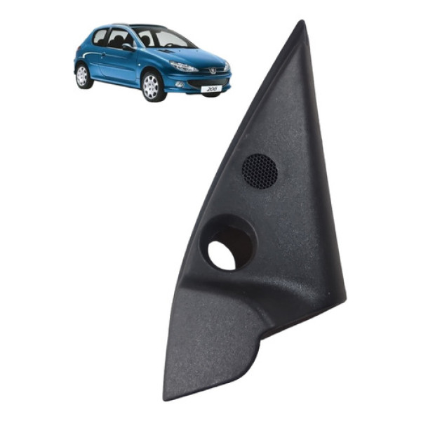 Acabamento Retrovisor Peugeot 206 2001 A 2010 Direito