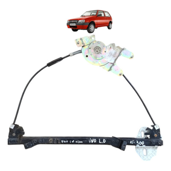 Maquina Vidro Sem Motor Dianteira Direita Fiat Uno 2007 2012