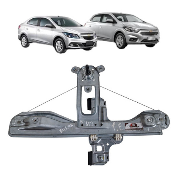 Maquina Vidro Manual Traseira Onix Prisma 2013 2019 Esquerda