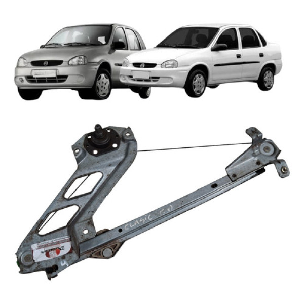 Maquina Vidro Manual Traseira Corsa 1994 2016 Direito