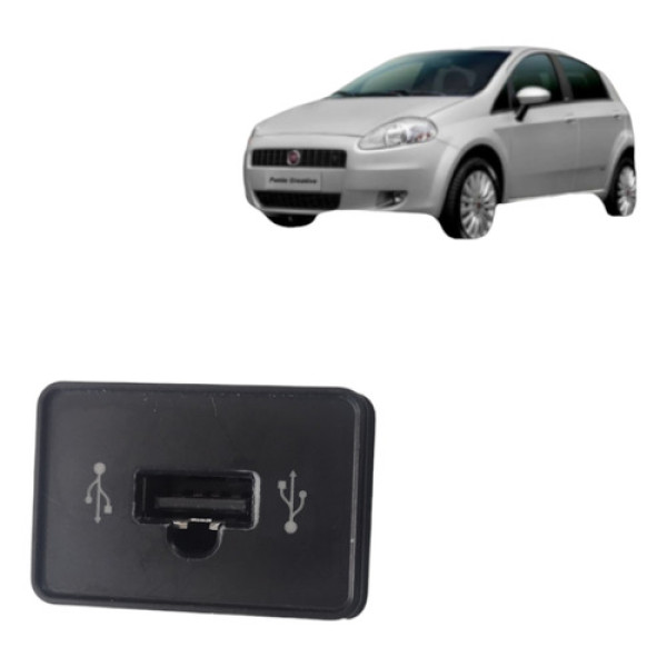 Acessório Veicular Conector Usb Fiat Punto Linea 2008 2012