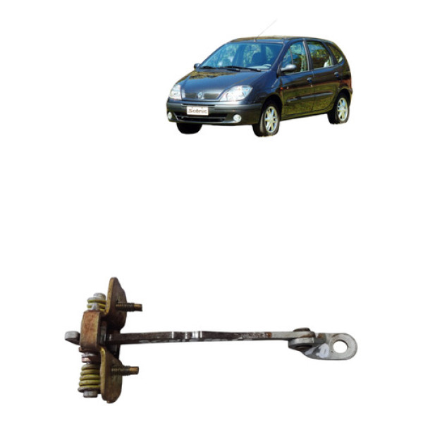 Limitador Porta Traseira Renault Scenic 2003 2010 Direita