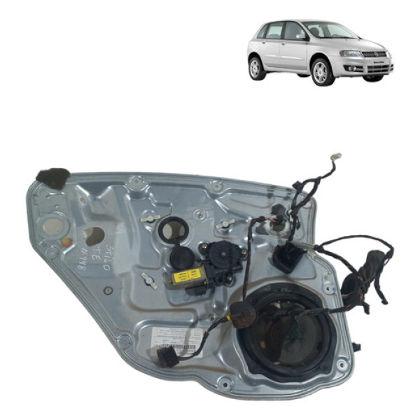 Motor Máquina Vidro Traseiro Esquerdo Fiat Stilo 2004 A 2011