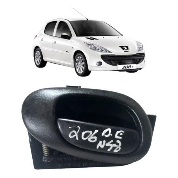 Maçaneta Interna Peugeot 206 Esquerdo 2008/2013