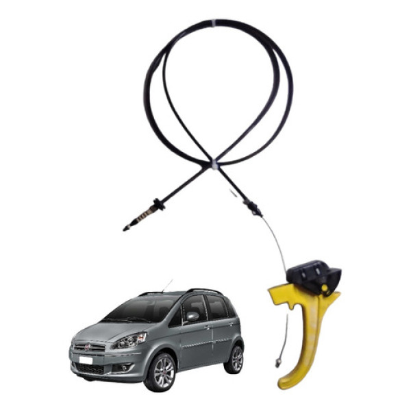 Cabo Puxador Alavanca Capô Idea 2006 A 2016