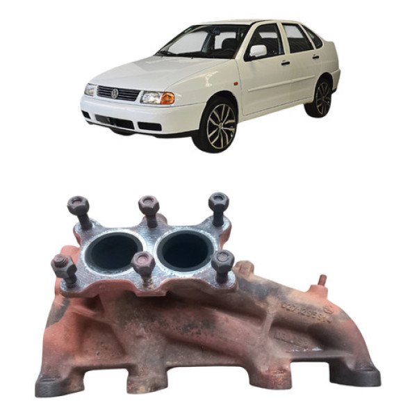 Coletor Escape Volkswagen Polo Classic 1.8 Ap 1997 2002