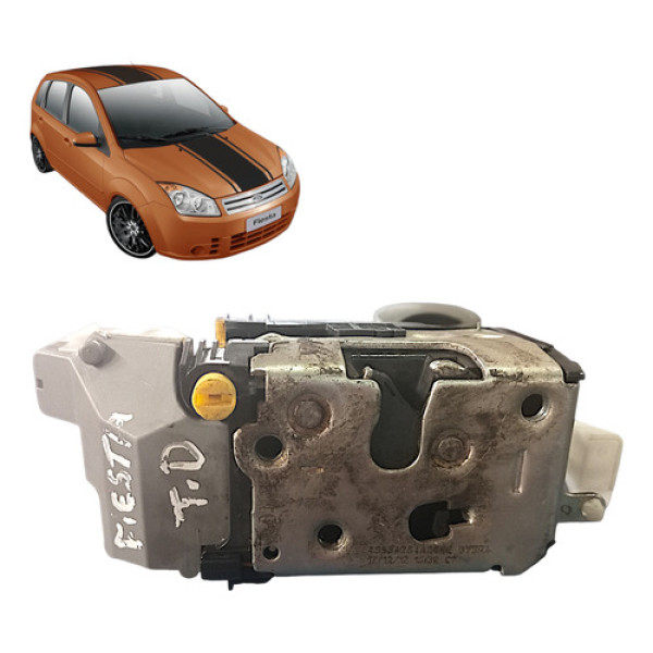 Fechadura Elétrica Porta Fiesta 2008 2013 Traseira Direita