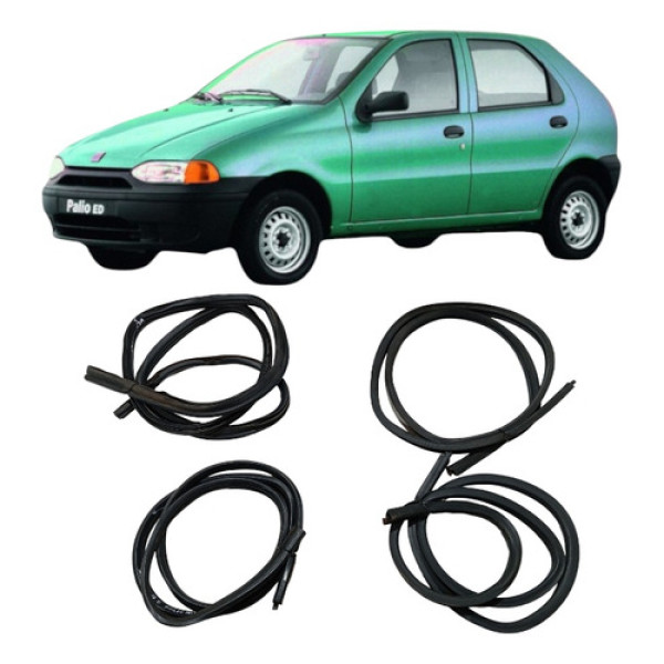 Jogo Borracha Porta Palio 1996 A 2001