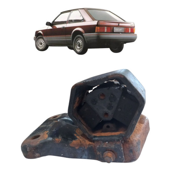 Suporte Coxim Motor Traseiro Escort Hobby 1984 1992 Esquerdo