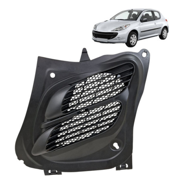 Grade Entrada Ar Capô Peugeot 206 2001 A 2008