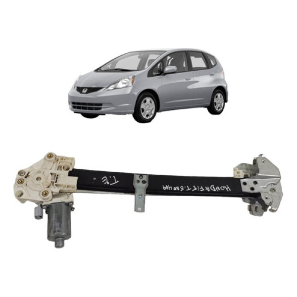 Máquina Vidro  Elétrico Traseiro Esquerdo Honda Fit 2009