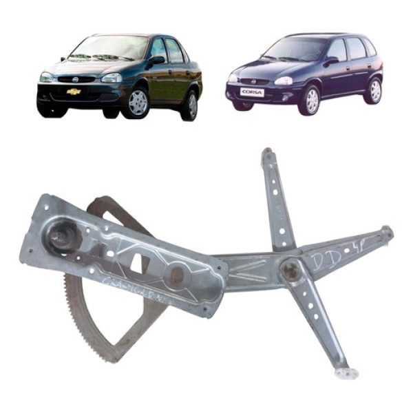 Máquina Vidro Corsa Classic 1994 2016 Dianteiro Direito