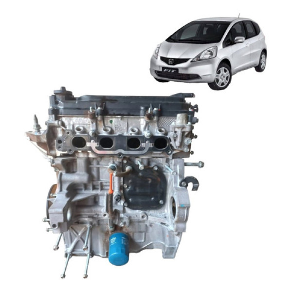 Motor Parcial Honda Fit 1.4 8v Flex 2009 A 2014