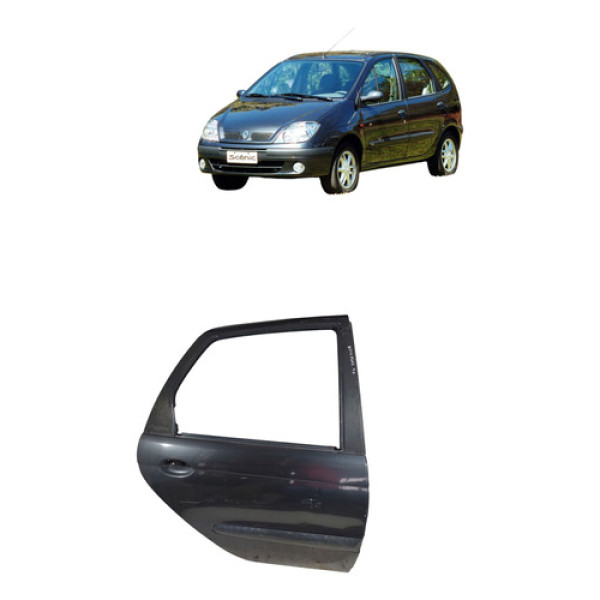 Porta Traseira Renault Scenic 2003 2010 Direita