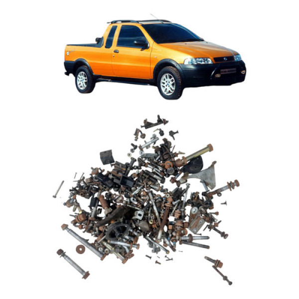 Parafusos Porcas Fiat Strada 2001 2005