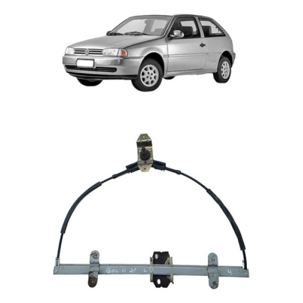 Máquina Vidro Manual Direito Gol G2 1994 A 1999