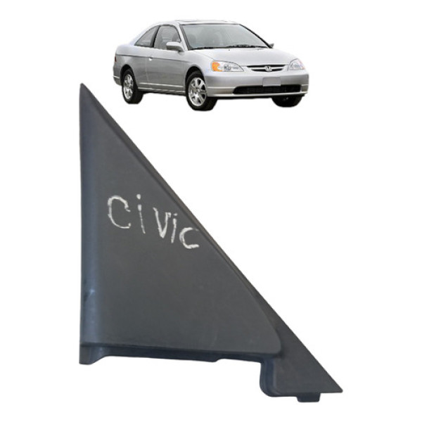Acabamento Retrovisor Civic 2001 A 2006 Esquerdo