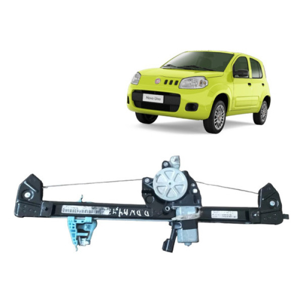 Máquina Vidro Elétrico Dianteiro Direito Uno Way Vivace 2011