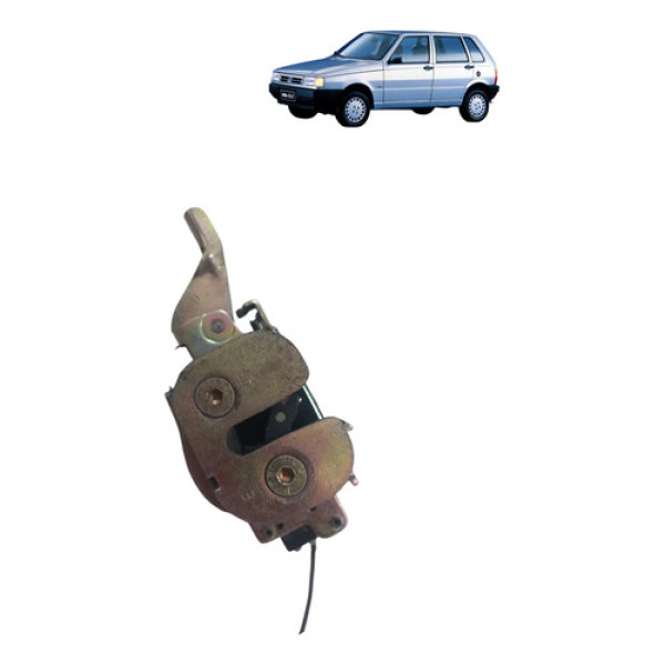 Fechadura Manual Traseira Uno 1988 2009 Esquerda