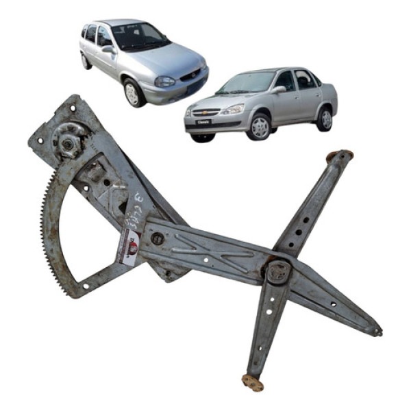 Maquina Vidro Manual Dianteira Corsa 1994 2016 Direita