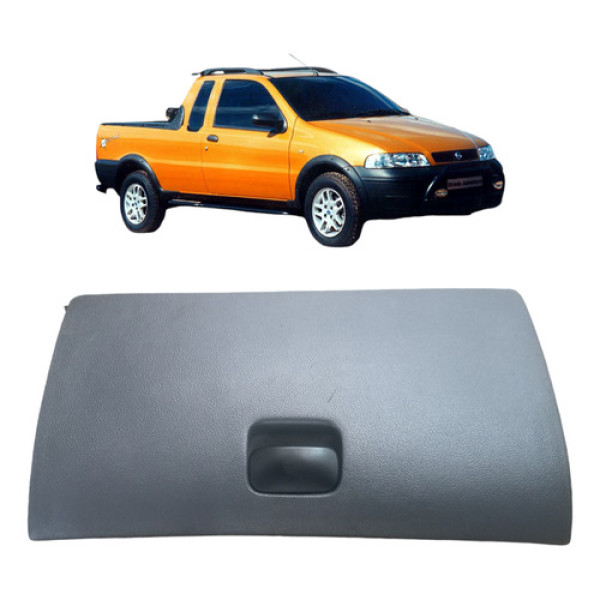 Tampa Porta Luvas Fiat Strada  2001 2005