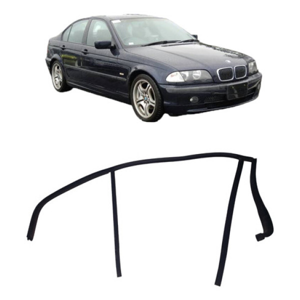 Borracha  Porta Traseira Bmw 320i 2000 2005 Esquerda 