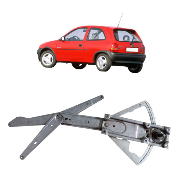 Máquina Vidro Manual Corsa 1994 2002 2 Portas Direita