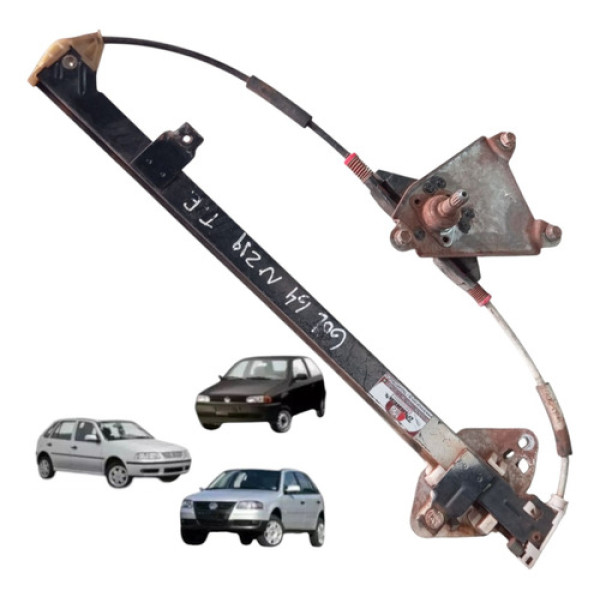 Maquina Vidro Manual Traseiro Gol G2 G4 1994 2014 Esquerdo
