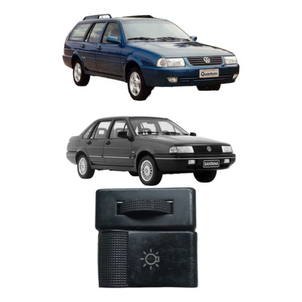 Botão Chave Luz Farol Volkswagen Santana Quantum 1991/1997