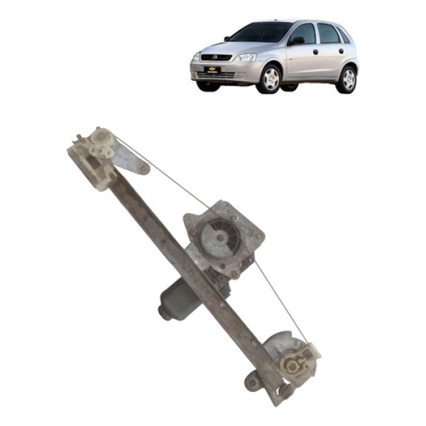Máquina Vidro Elétrico Traseiro Esquerdo Gm Corsa 98 A 11