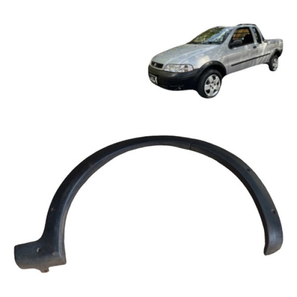 Acabamento Paralama Dianteiro Direito Fiat Strada 2000 2004