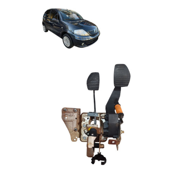 Pedaleira Embreagem Freio Citroen C3 2003 2012