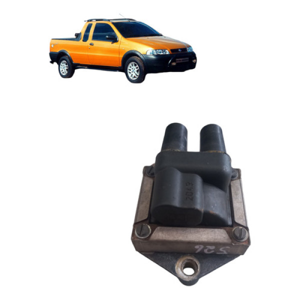 Bobina Ignição Fiat Strada Fiasa 1.5 2001 2005