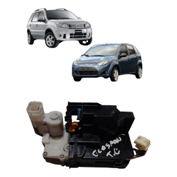 Fechadura Eletrica Porta Traseira Fiesta 2003 2012 Esquerda