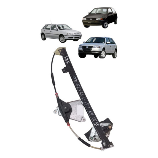 Maquina Vidro Manual Traseiro Gol G2 G3 G4 1994 2014 Direito