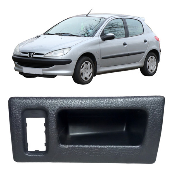 Moldura Porta Objetos Esquerdo Peugeot 206 2004 A 2008